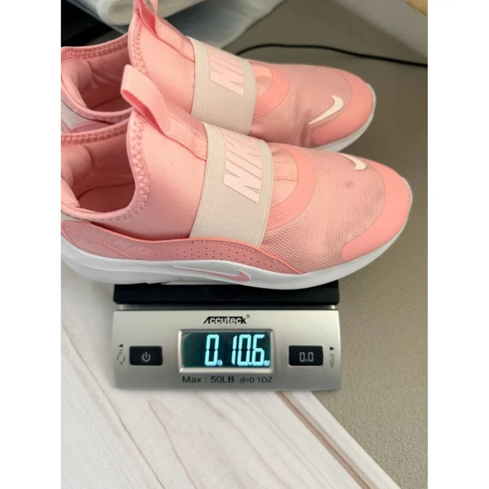 Nike Girls Pink Flex Runner Slip On Tennis Shoes Size 2.5 Pink